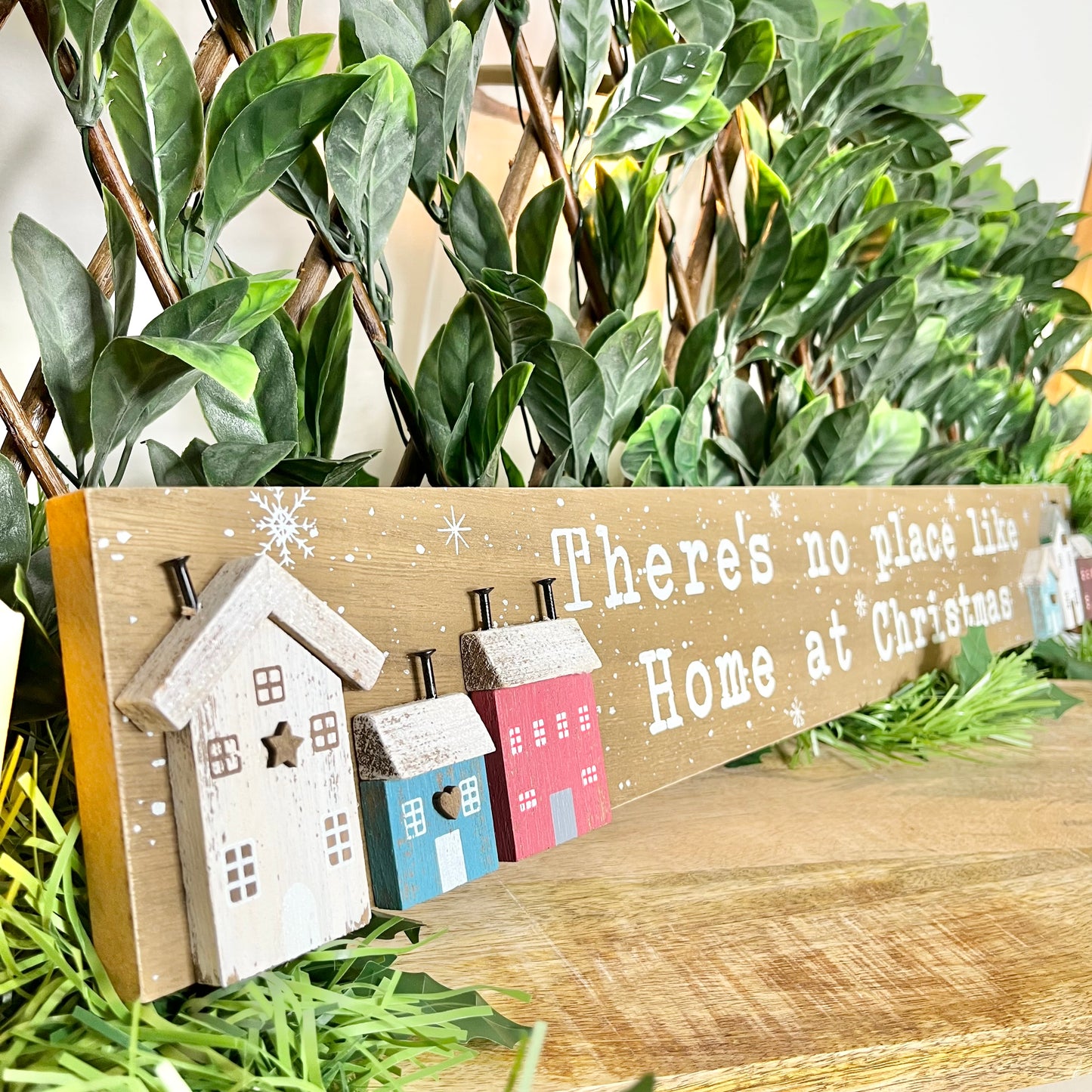There’s No Place Like Home At Christmas Plaque from Fig and Rose