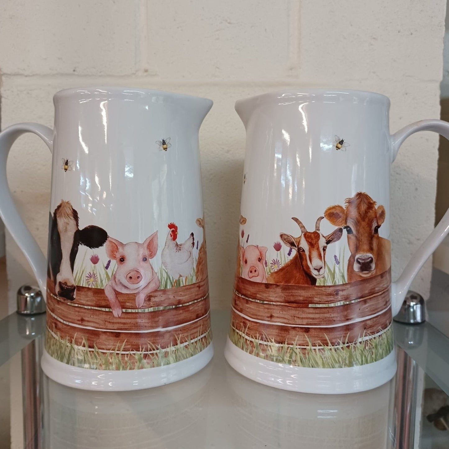 Farmyard Animal Jugfrom Fig and Rose