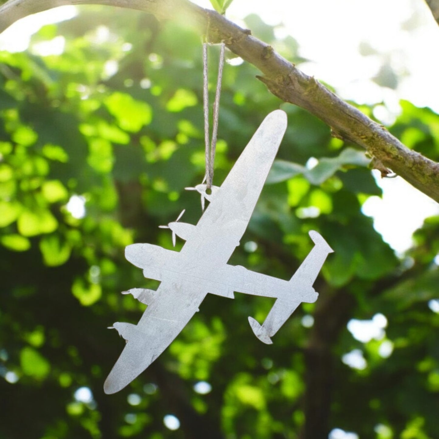 Lancaster Bomber Hanging Garden Art