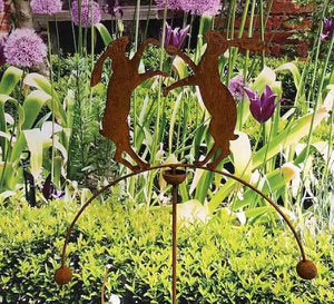 Balancing Boxing Hares Wind Rocker from Fig and Rose