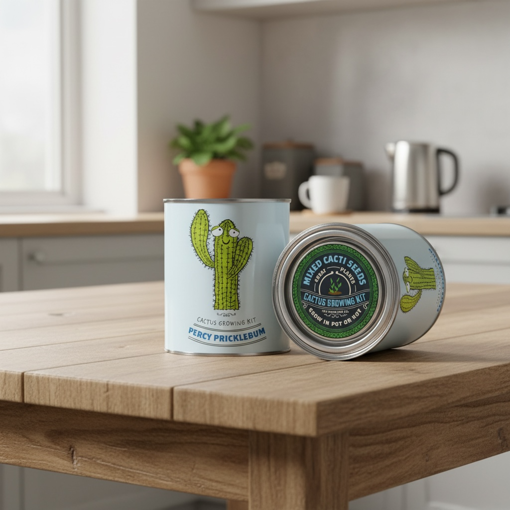 A Grow Your Own Cacti Kit available to buy from Fig and Rose Home.