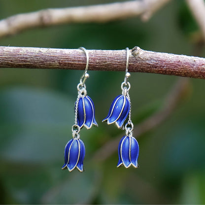 A Bluebell Drop Earrings available to buy from Fig and Rose Home.