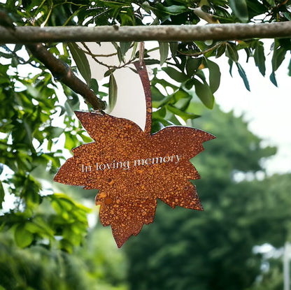 Metal Falling Leaves Garden Quotes