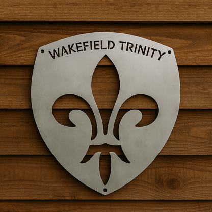 Wakefield Trinity Rugby Emblem – Metal Shield Plaque