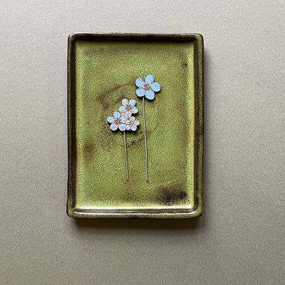 A Forget Me Not Plant Pot Companions available to buy from Fig and Rose Home.
