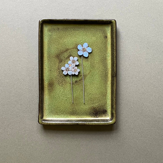 A Forget Me Not Plant Pot Companions available to buy from Fig and Rose Home.