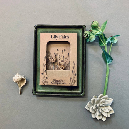 A Wren Plant Pot Companions available to buy from Fig and Rose Home.