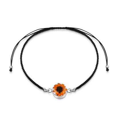 A Sunflower Woven Bracelet available to buy from Fig and Rose Home.