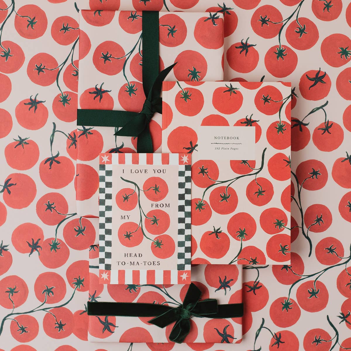 A Tomatoes Love Card available to buy from Fig and Rose Home.