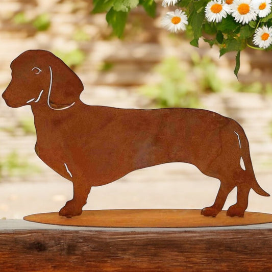 Dachshund Garden Decoration from Fig and Rose 