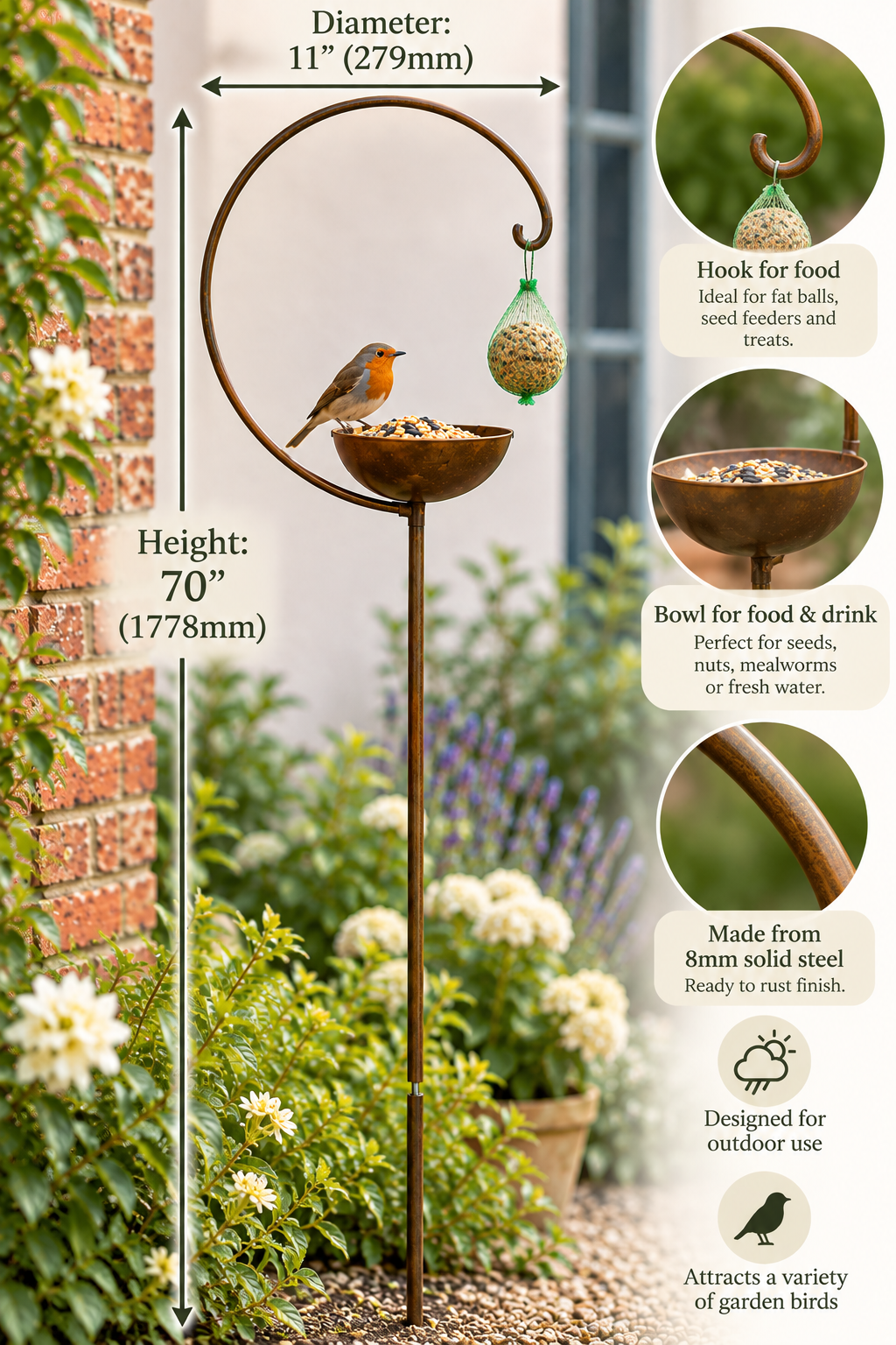 Bird Feeder Pole