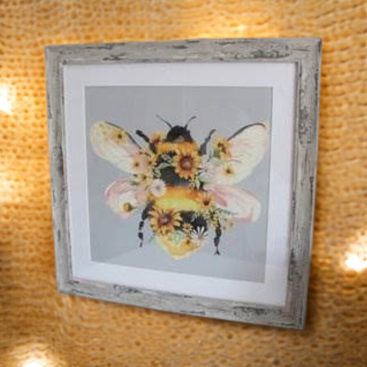 Bee Print Framed from Fig and Rose