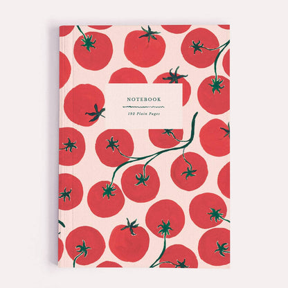 A Tomatoes Notebook available to buy from Fig and Rose Home.
