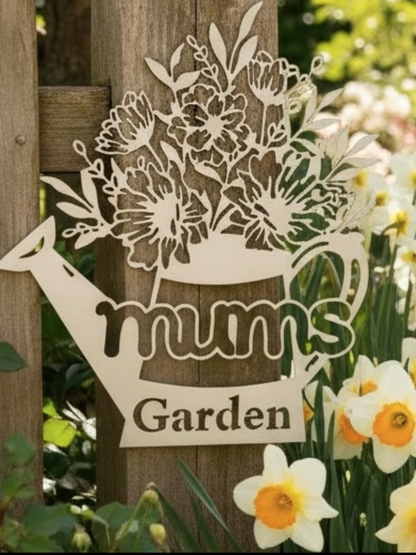 A Limited Edition Mum’s Garden Watering Can Plaque from Fig and Rose.