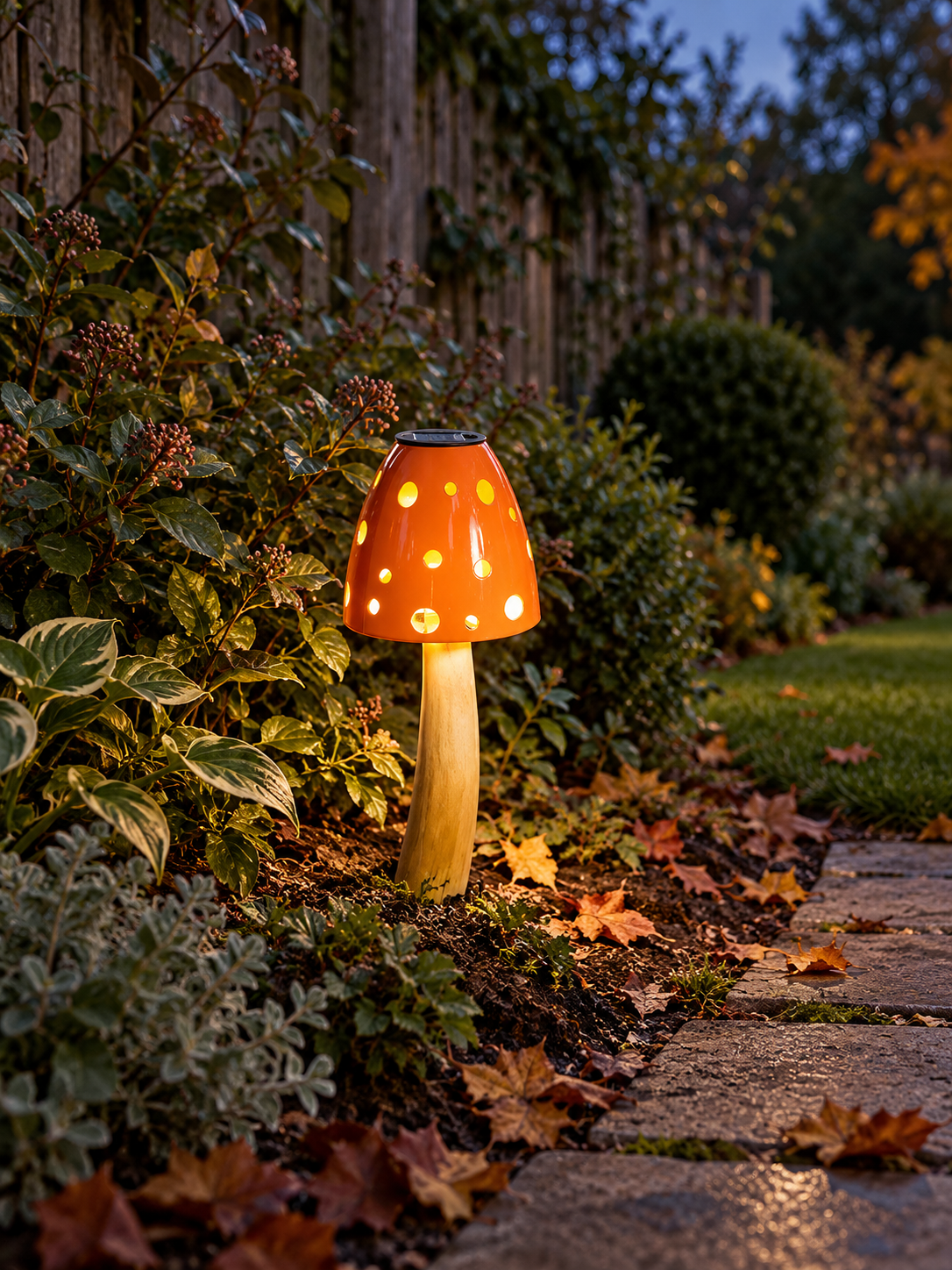 Orange Solar Toadstool