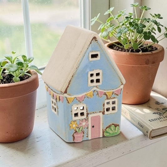 Pastel Cottage Tealight Holder
