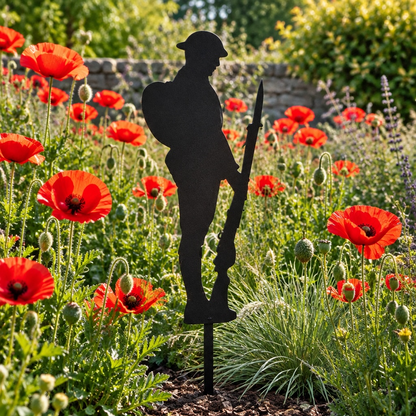 Metal Silent Soldier Silhouette
