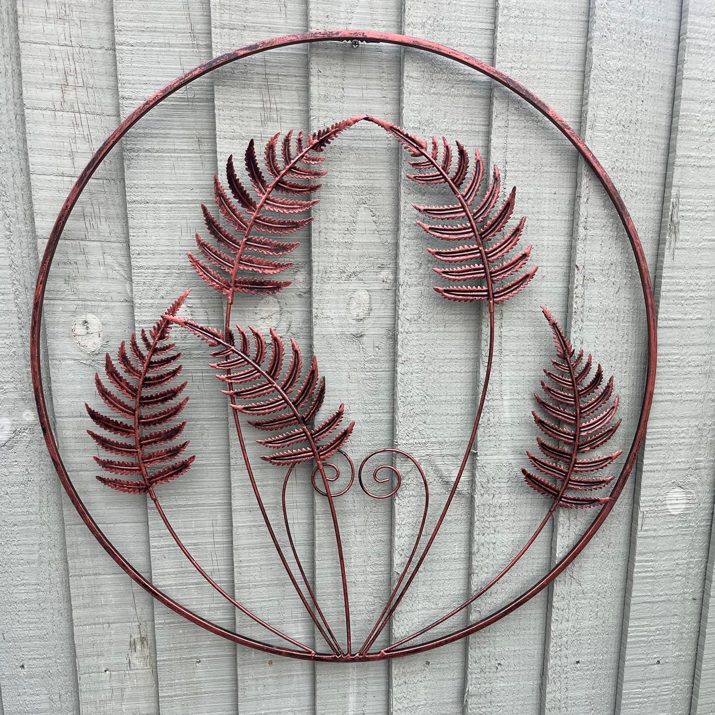 Fern Metal Wall Plaque