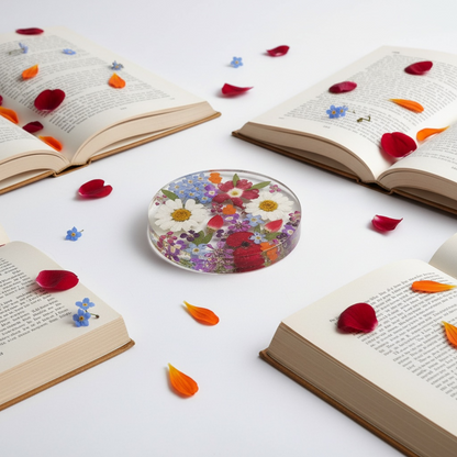 A Resin Flower Brooch available to buy from Fig and Rose Home.