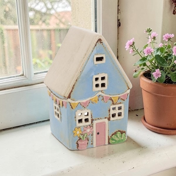 Pastel Cottage Tealight Holder