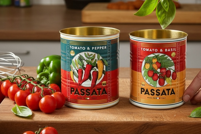 Passata Retro Storage Tins from Fig and Rose.