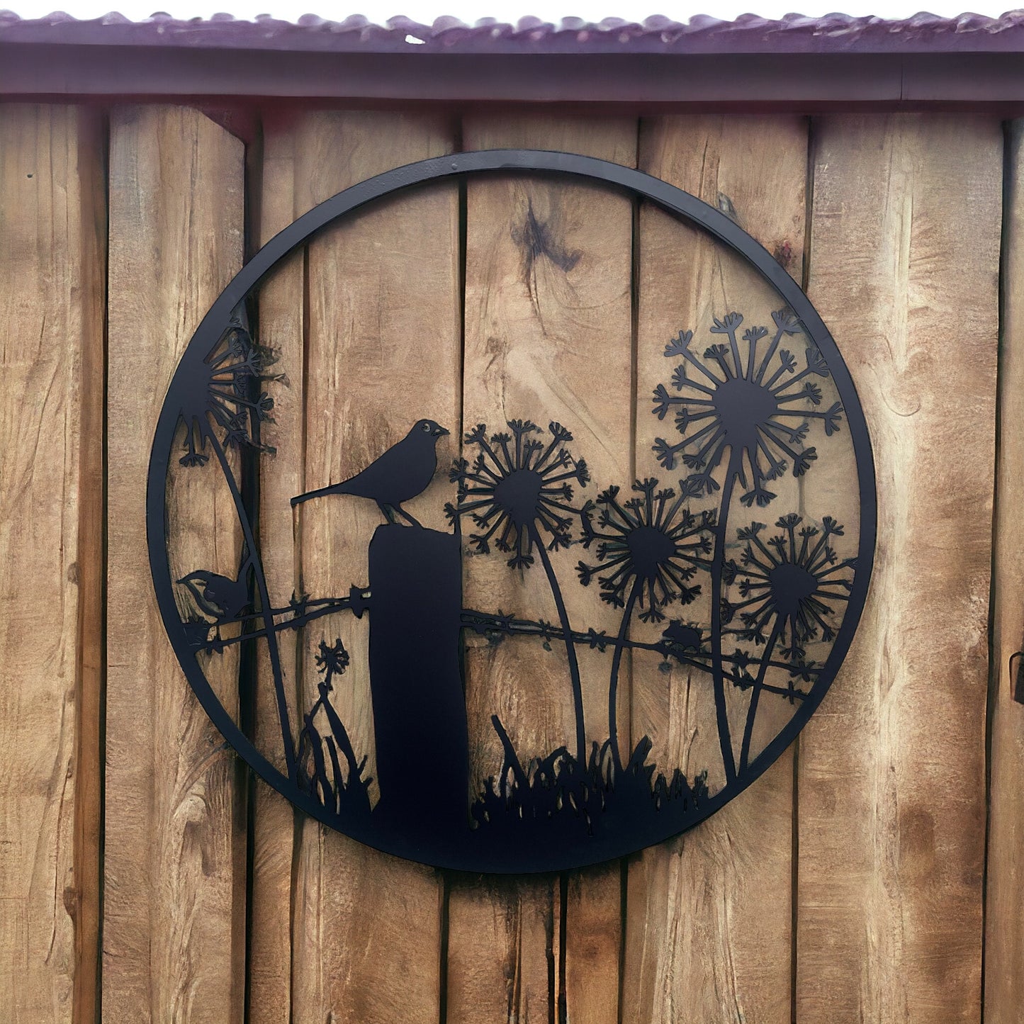 Blackbird on a Post | Garden Plaque | Garden Art | Gift for a Gardener