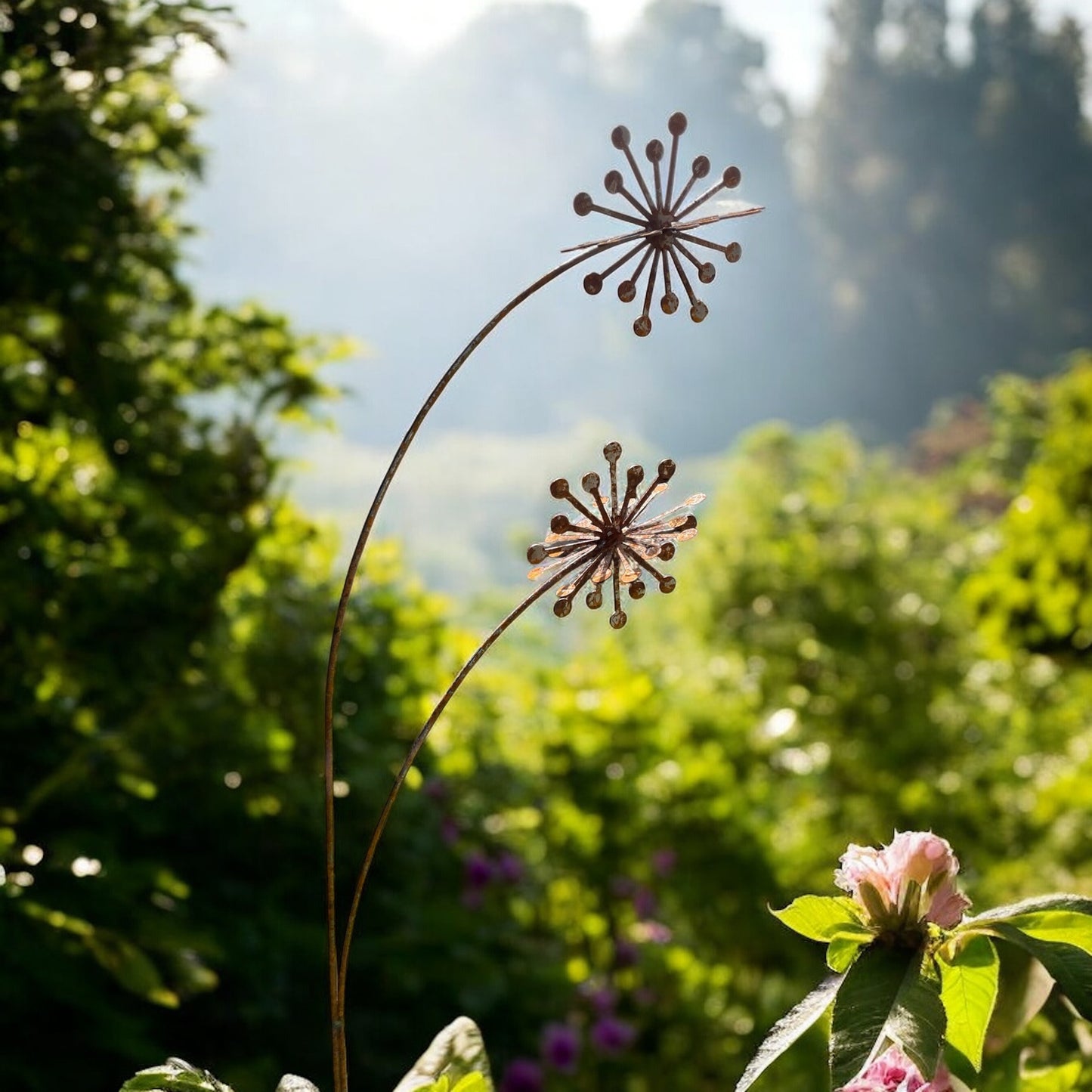 3D Metal Allium Garden Stake - Anne to add photos