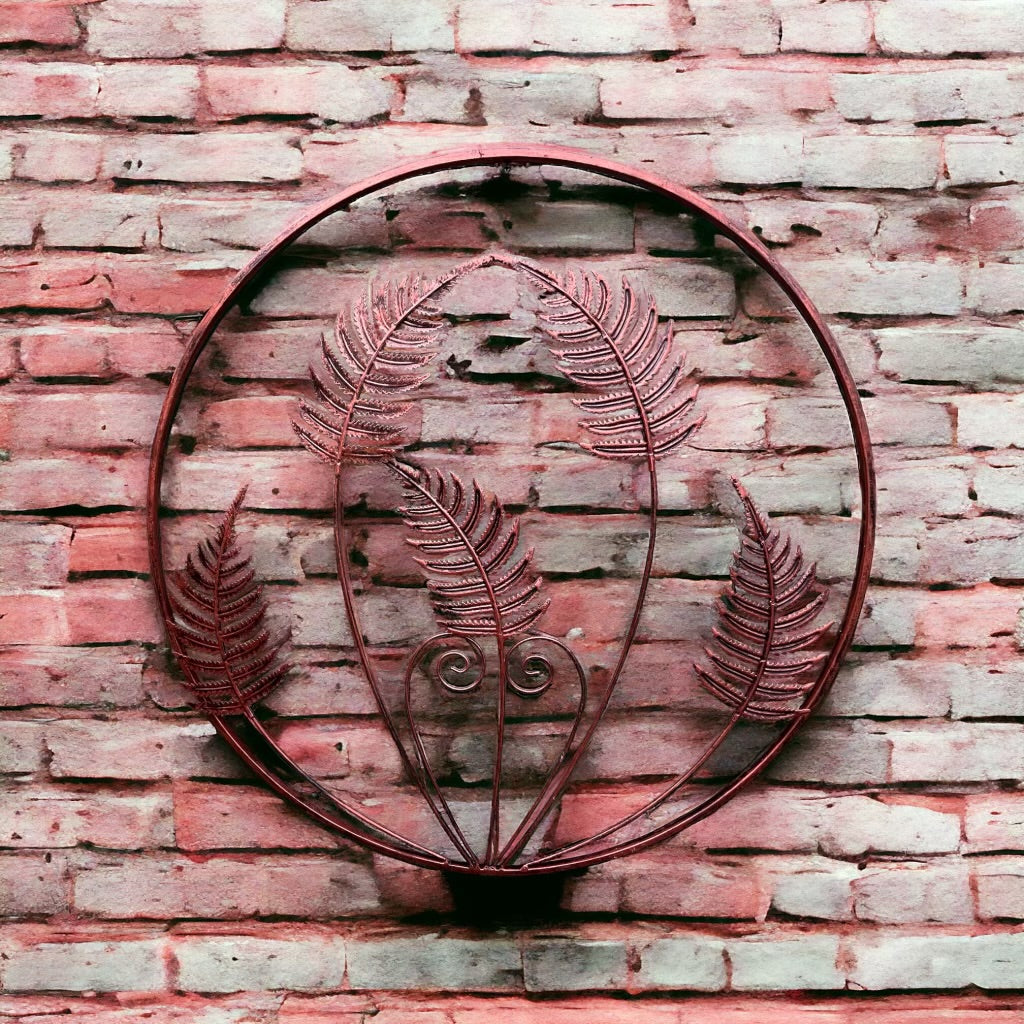 Fern Metal Wall Plaque