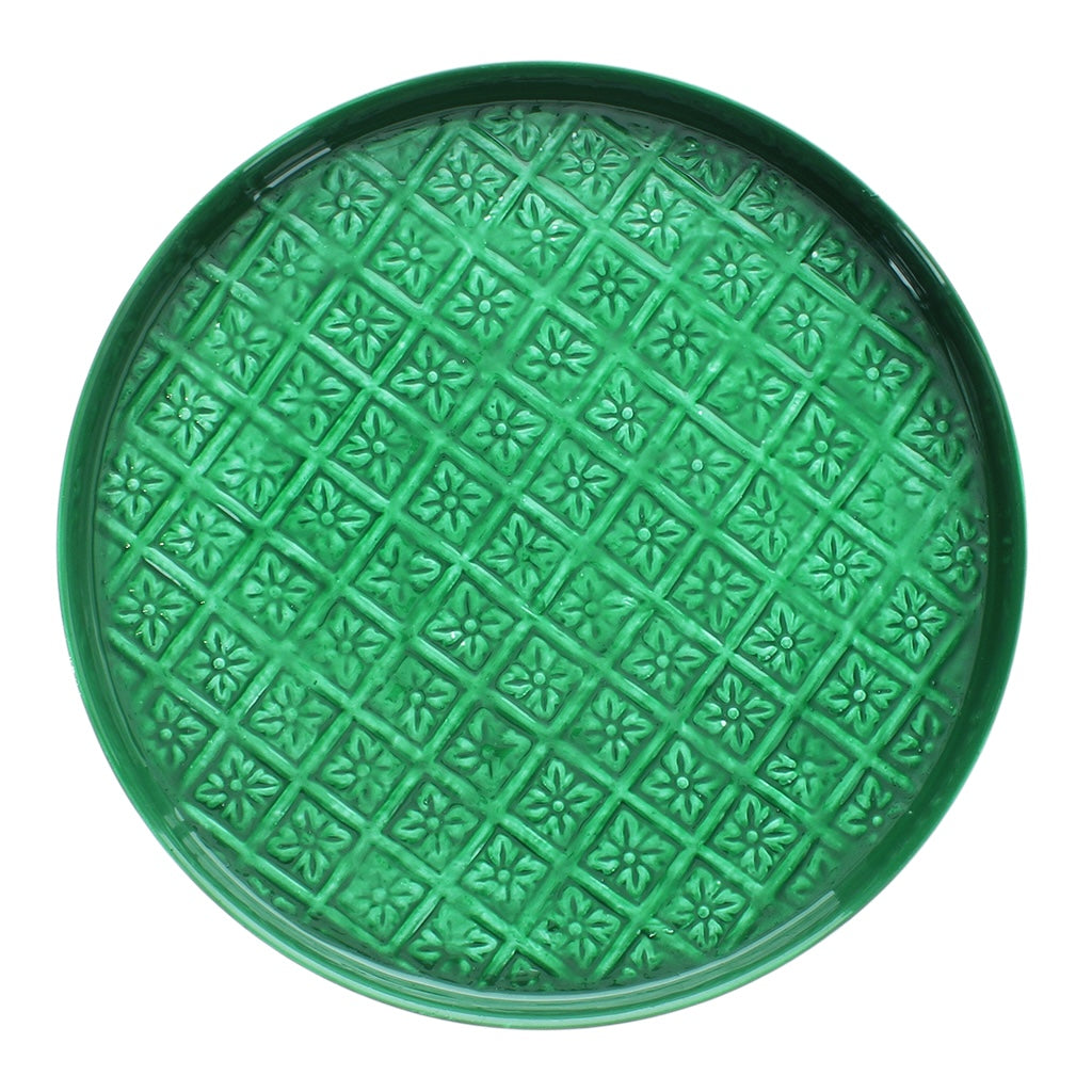 A Eternal Green Serving Tray from Fig and Rose.