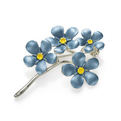 A Forget Me Not Brooch available to buy from Fig and Rose Home.