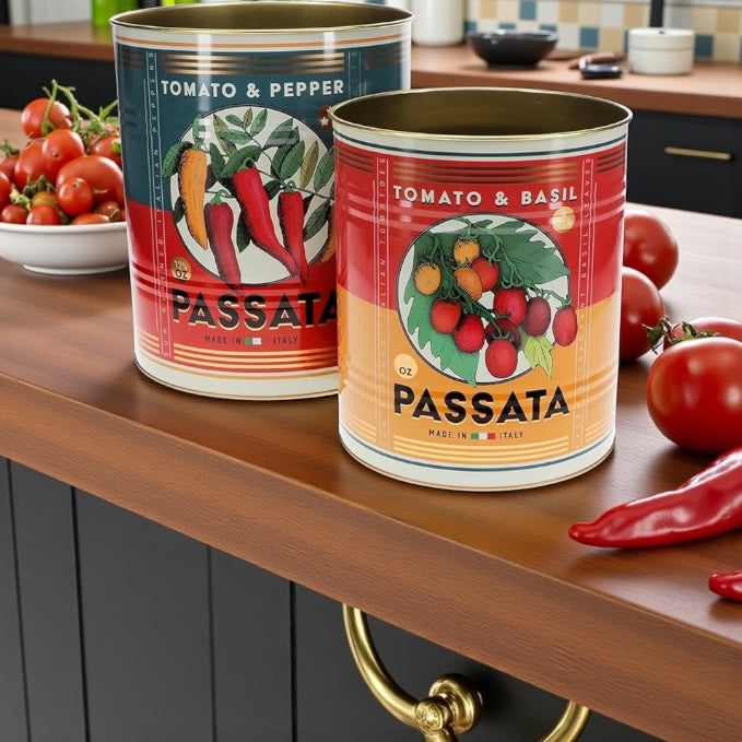 Passata Retro Storage Tins from Fig and Rose.