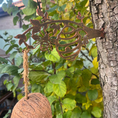 Bee and Hive Metal Bird Feeder from Fig and Rose