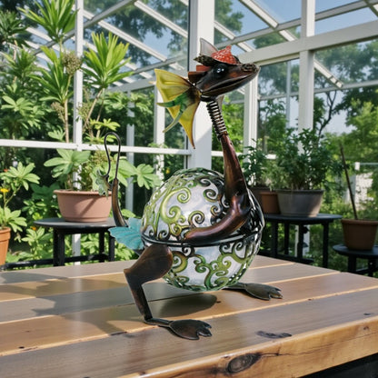 Fantasy Solar Dragon Ornament – LED Garden Guardian Sculpture