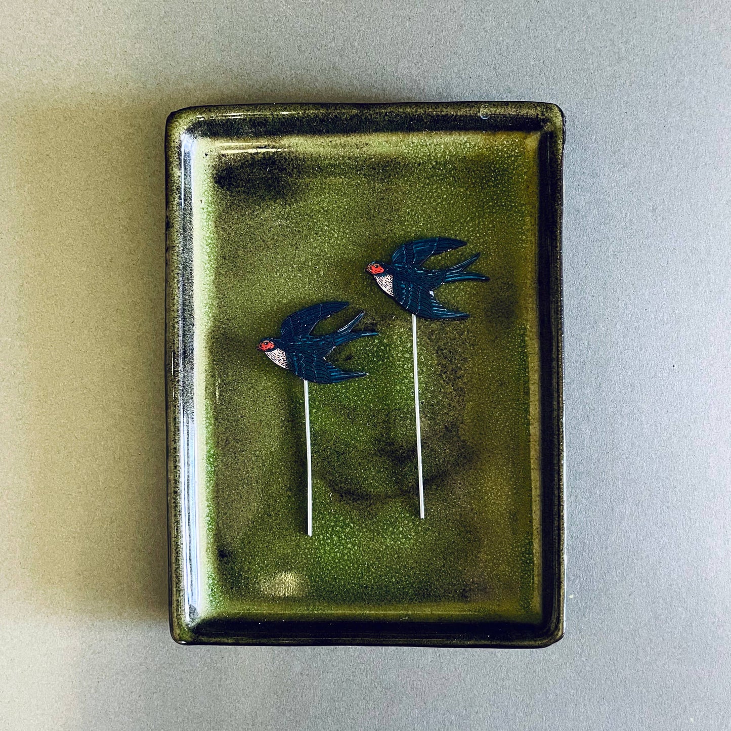 A Swallow Plant Pot Companions available to buy from Fig and Rose Home.