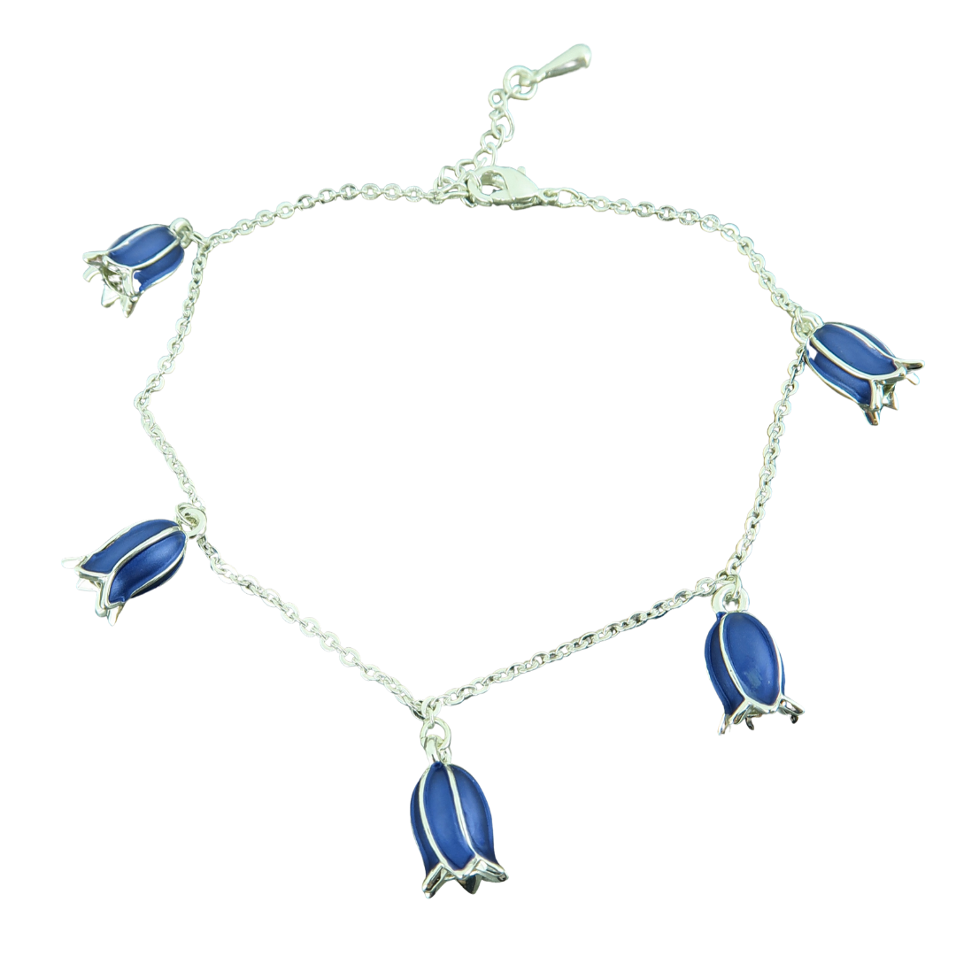 A Bluebell Charm Bracelet available to buy from Fig and Rose Home.
