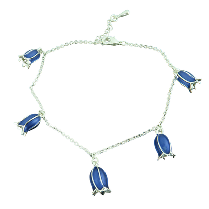 A Bluebell Charm Bracelet available to buy from Fig and Rose Home.