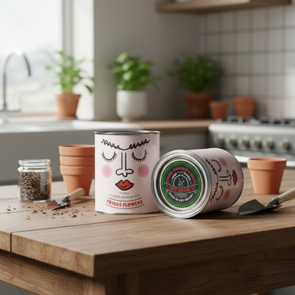 A Grow Your Own Flowers Kit available to buy from Fig and Rose Home.