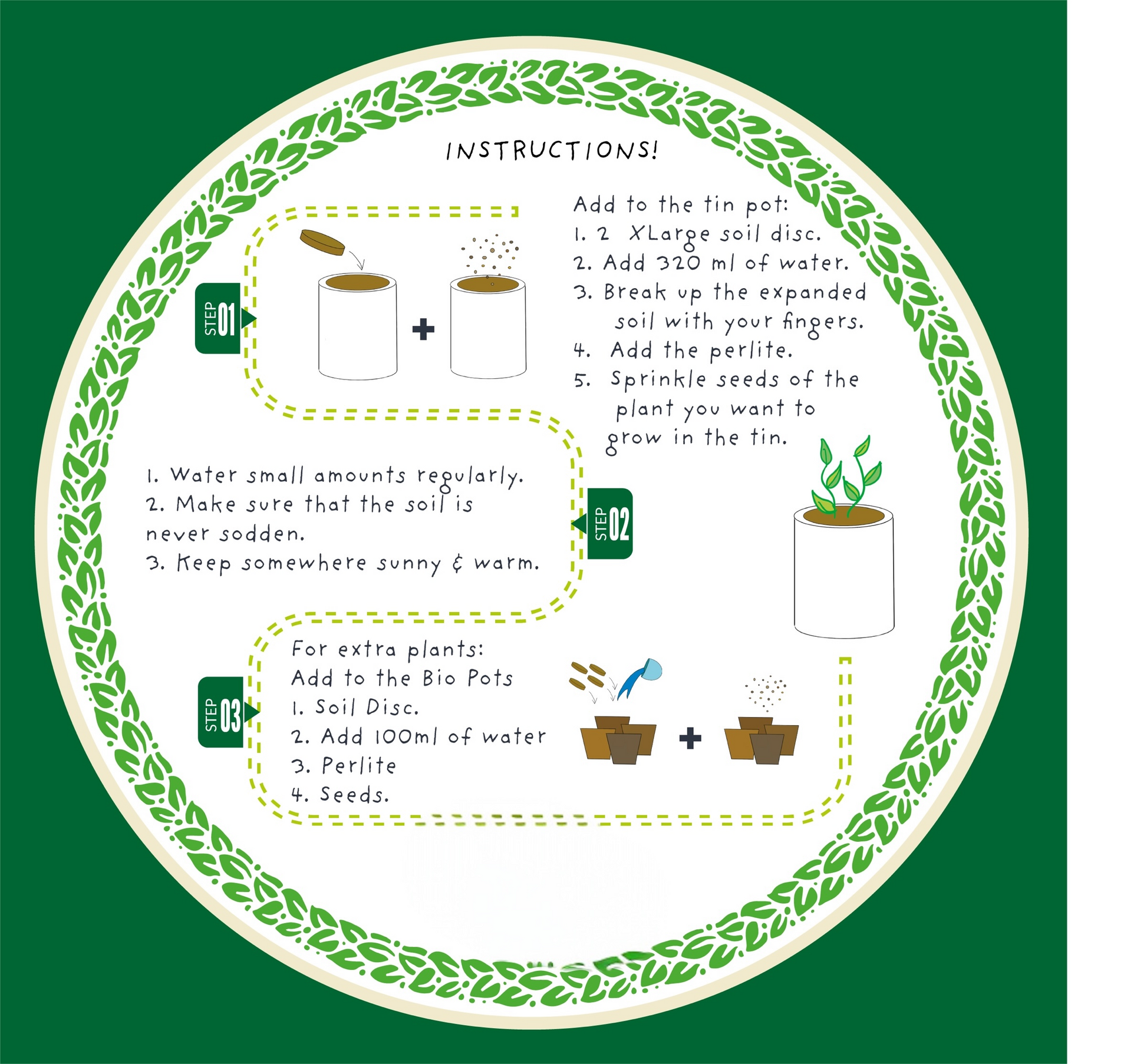 A Grow Your Own Cacti Kit available to buy from Fig and Rose Home.