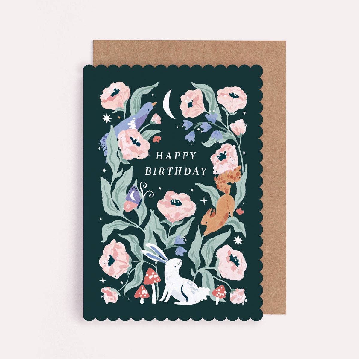 A Woodland Birthday Card available to buy from Fig and Rose Home.