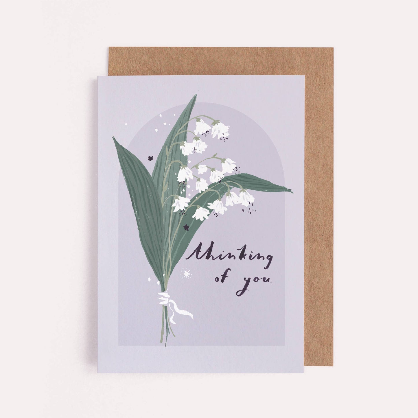 A Thinking of You Flowers Card available to buy from Fig and Rose Home.