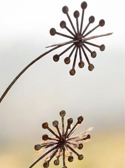 3D Metal Allium Garden Stake - Anne to add photos