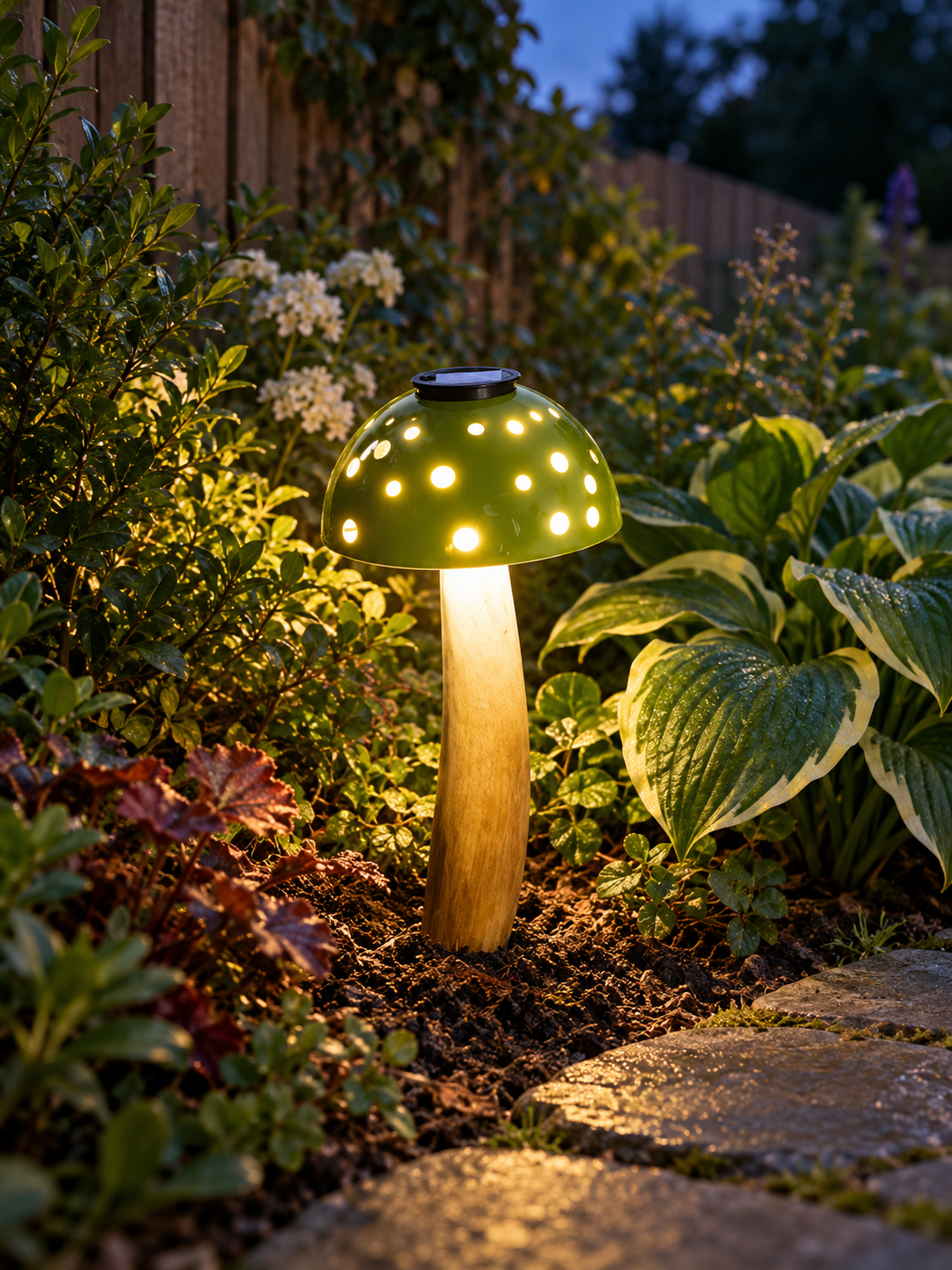 Green Solar Mushroom