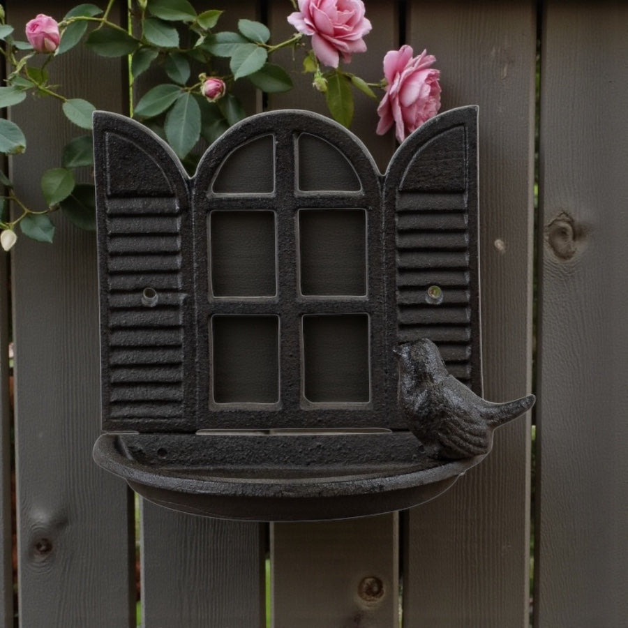 Cast Iron Window Bird Feeder