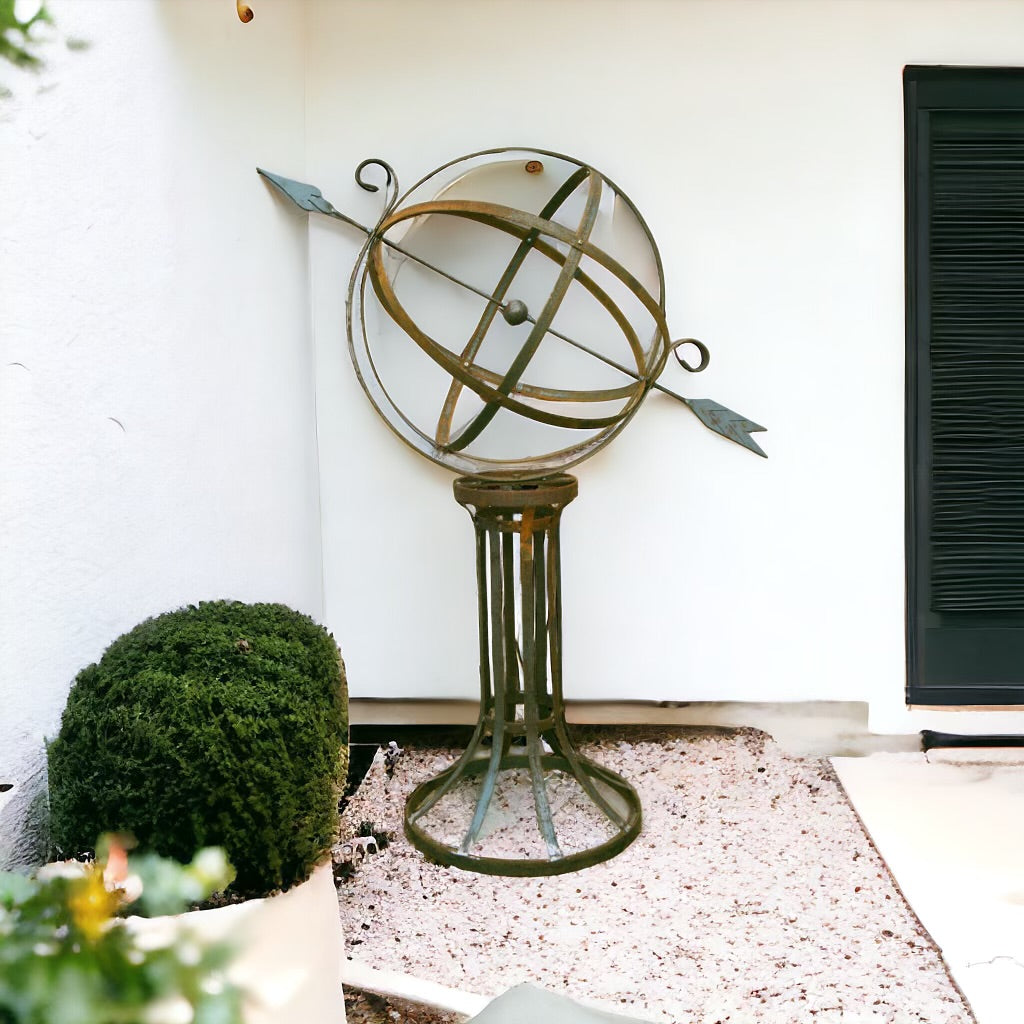 Rusty Large Armillary from Fig and Rose