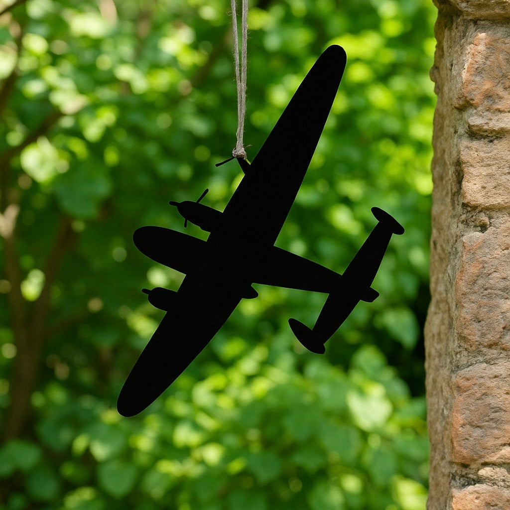 Lancaster Bomber Hanging Garden Art