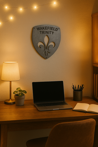 Wakefield Trinity Rugby Emblem – Metal Shield Plaque