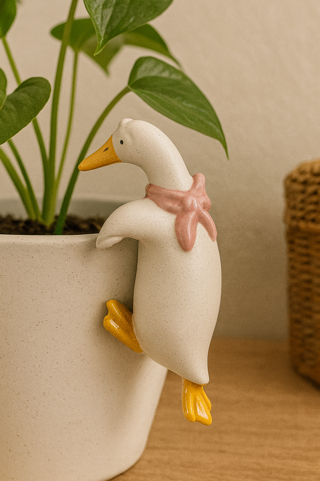 Ceramic Duck Pot Hugger