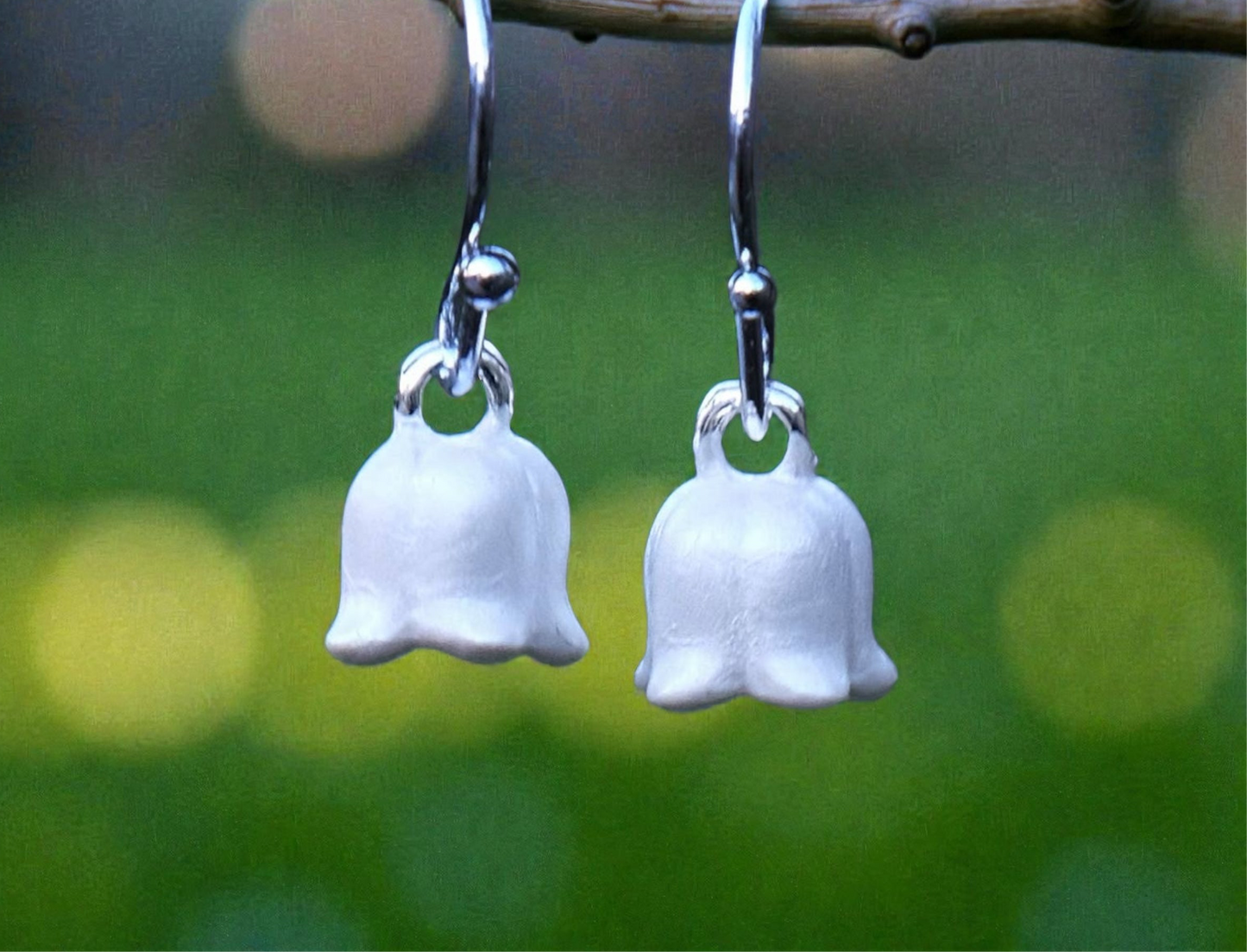 A Lily Of The Valley Dangly Earrings available to buy from Fig and Rose Home.