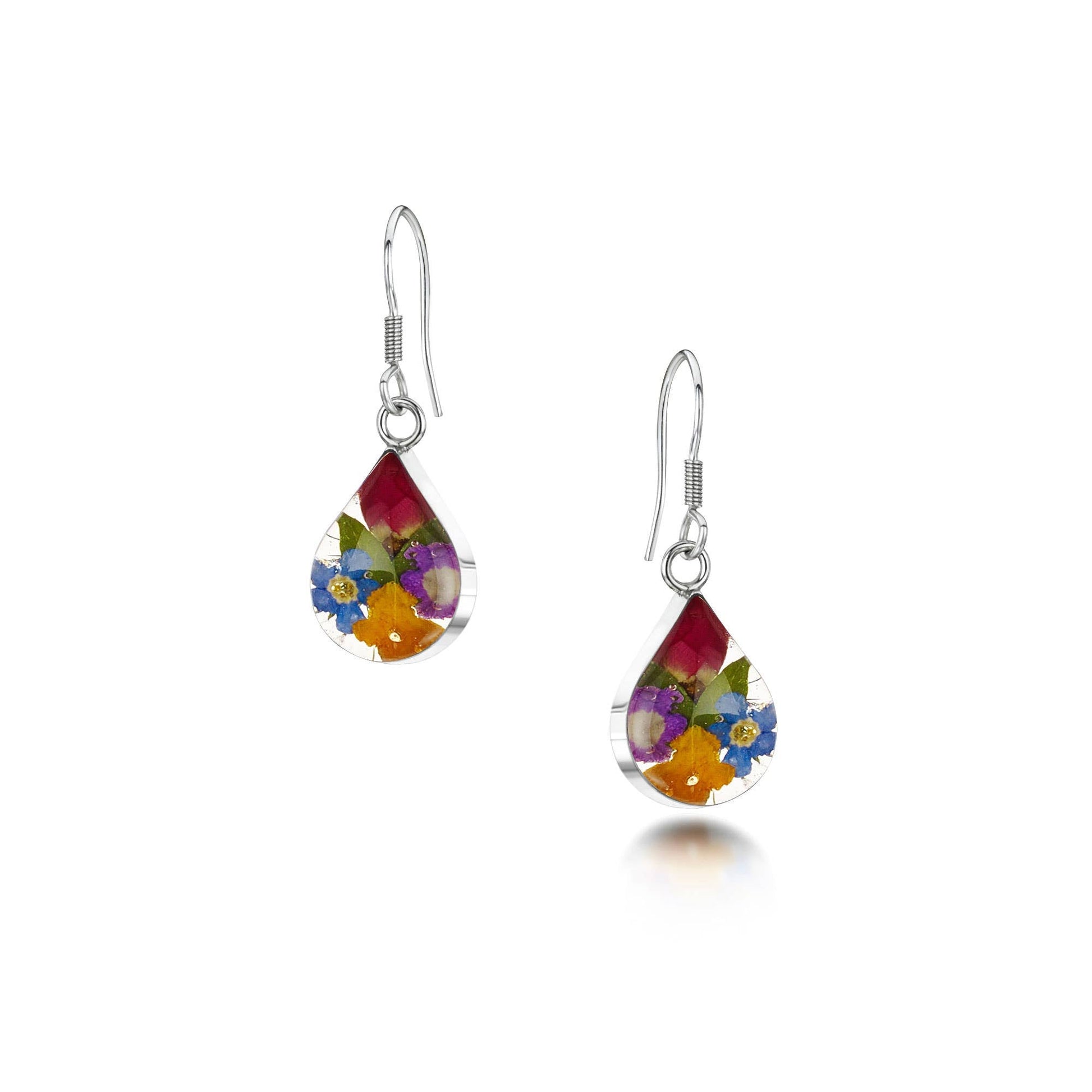 A Resin Flower Earrings available to buy from Fig and Rose Home.