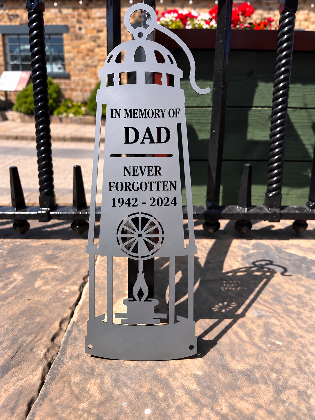 Personalised Coal Miners Lamp Sign